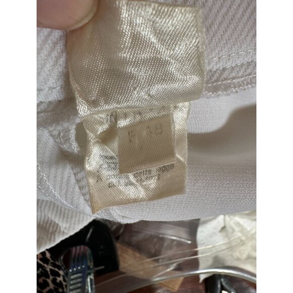 Vintage 80s TES Tennis Shorts Mens White With Blue & Black Accents - Picture 9 of 16